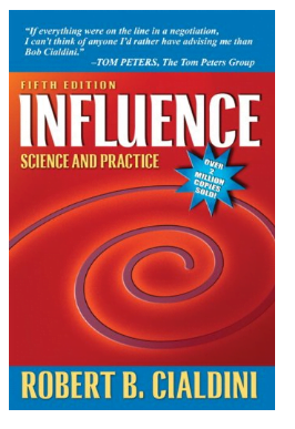 influence science and practice book by robert cialdini